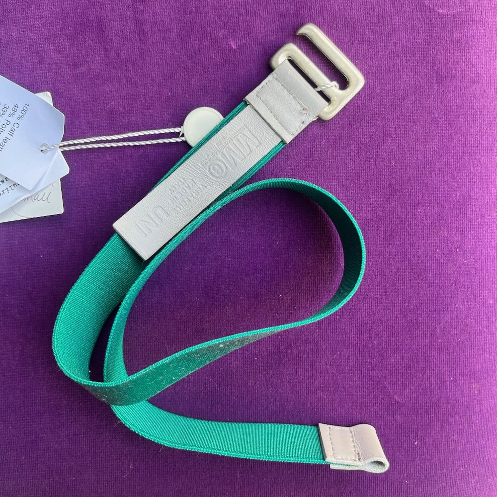 NWT MM6 Maison Martin Margiela green stretchy belt (small)